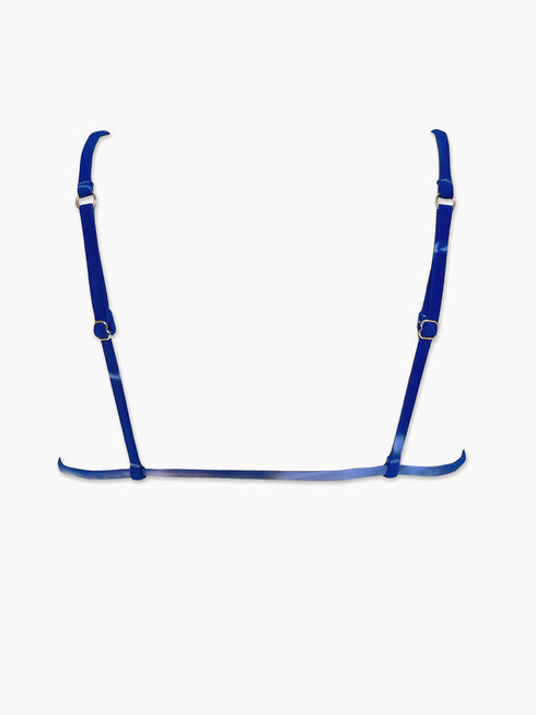 The Hand Dyed Maya Top - Blue Shibori